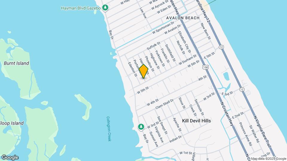 1100 W Durham St Map and Location Details