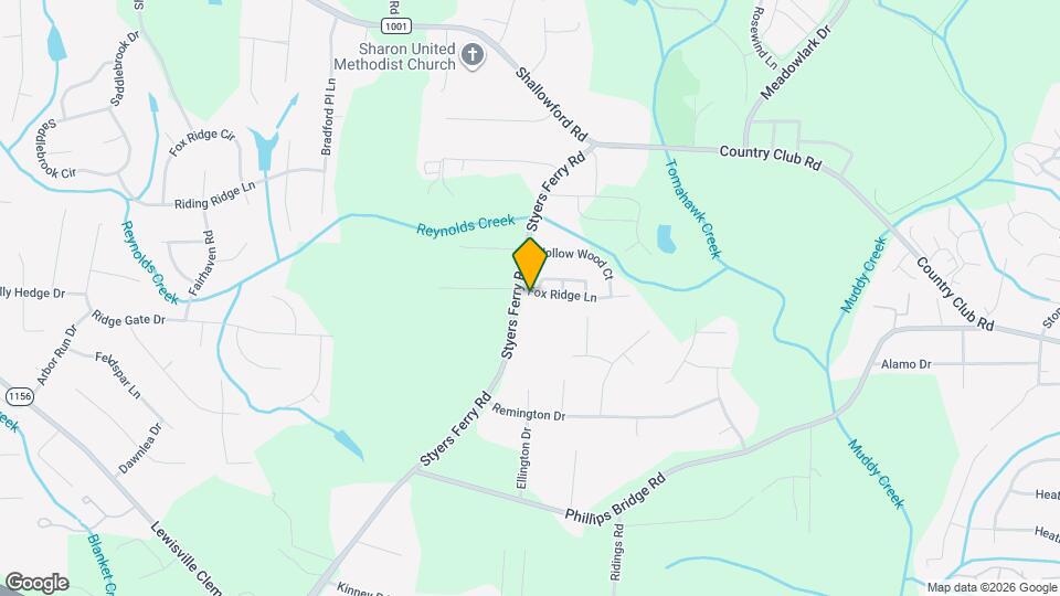 5982 Fox Ridge Ln Map and Location Details
