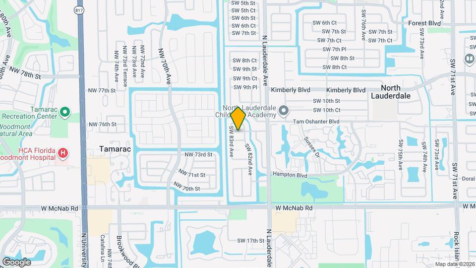 8204 SW 12th St Map and Location Details