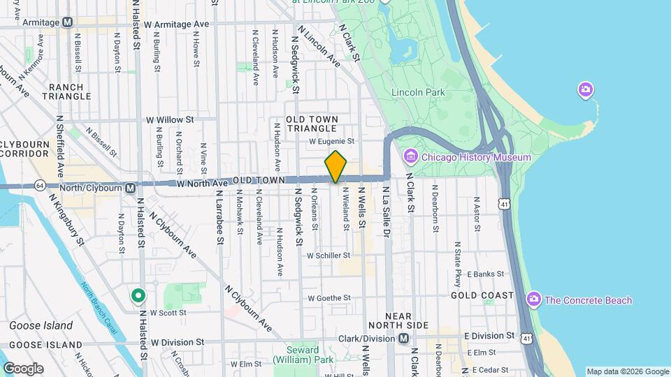 1547 N North Park Ave, Unit #2 Mapa y Detalles de la Ubicación