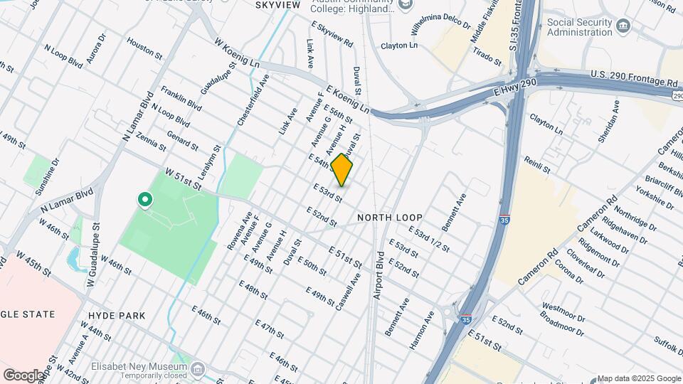 5304 Evans Ave Mapa y Detalles de la Ubicación