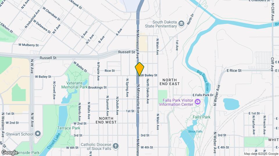 1128 N Minnesota Ave Map and Location Details