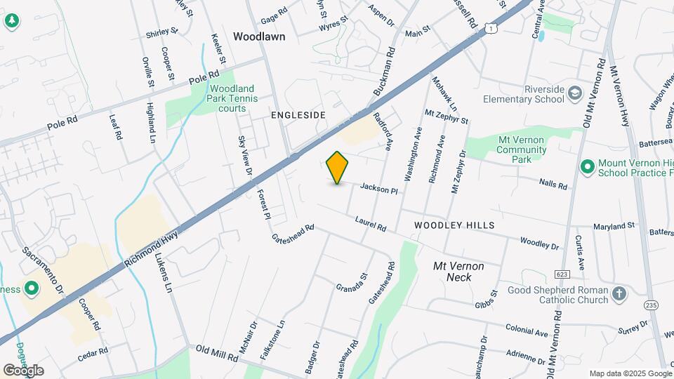 4401 Jackson Pl Map and Location Details