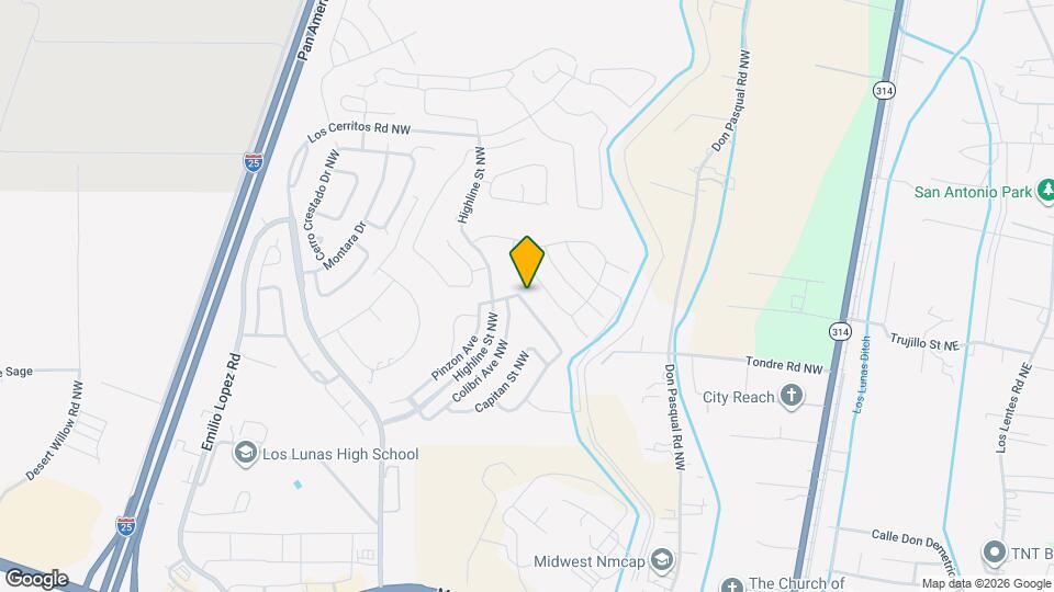 1295 Carrizo St NW Map and Location Details