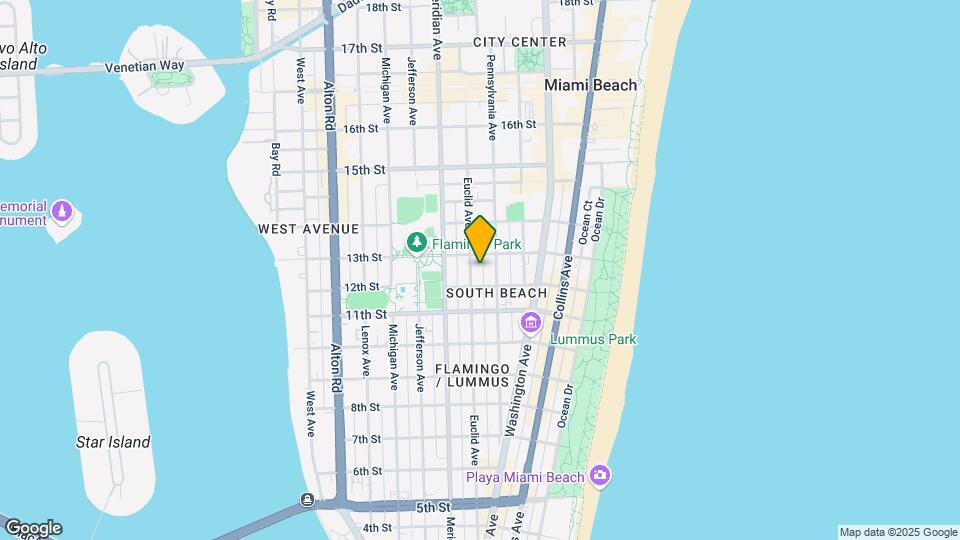 1235 Euclid Ave Mapa y Detalles de la Ubicación