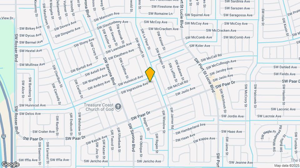 1026 SW Ingrassina Ave Map and Location Details
