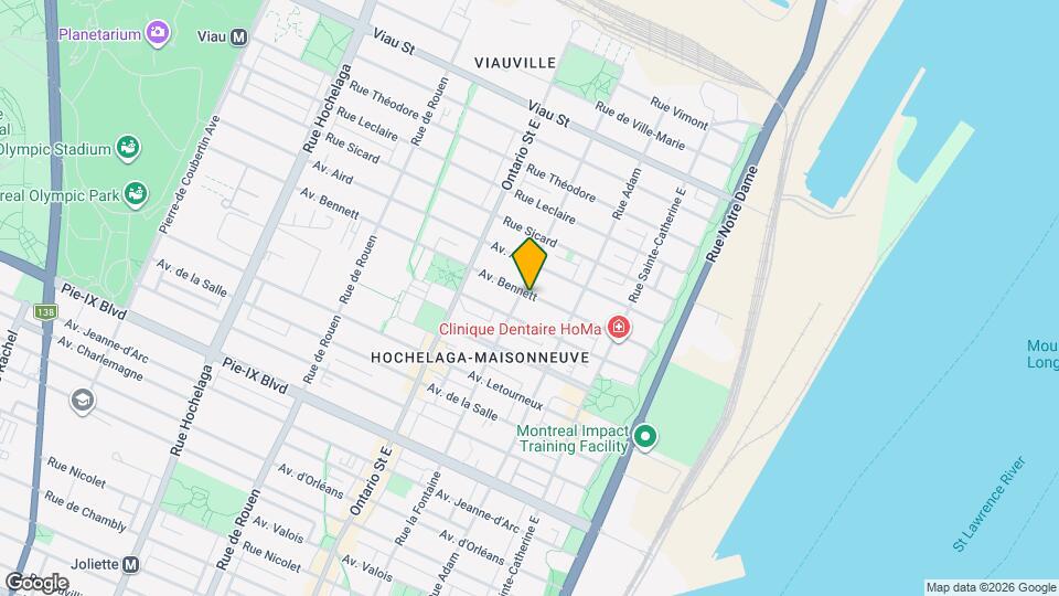 1702 Bennett Av Map and Location Details