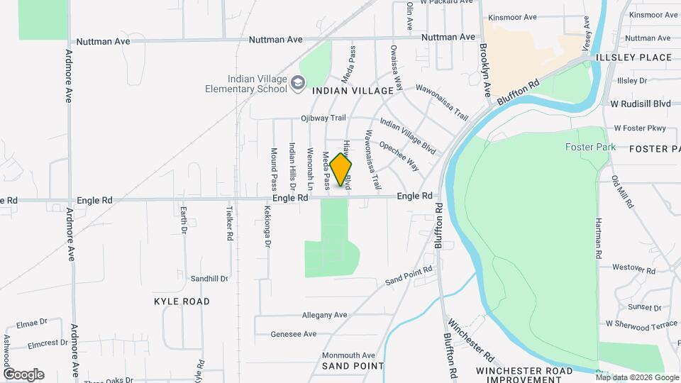 4122 Hiawatha Blvd Map and Location Details