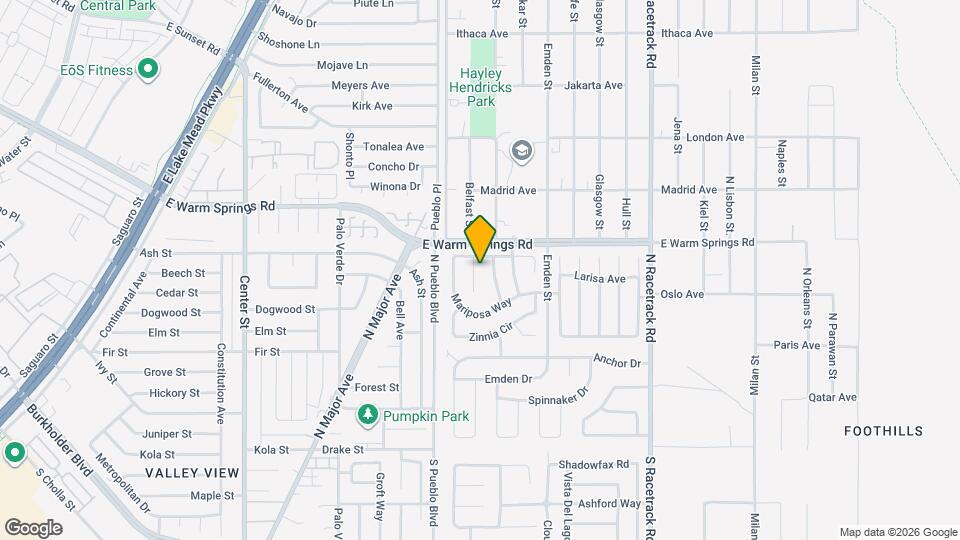 265 Prairie Rose St Mapa y Detalles de la Ubicación