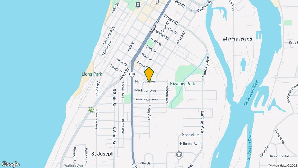 916 Harrison Ave, Unit Harrison Upper Apt. Map and Location Details