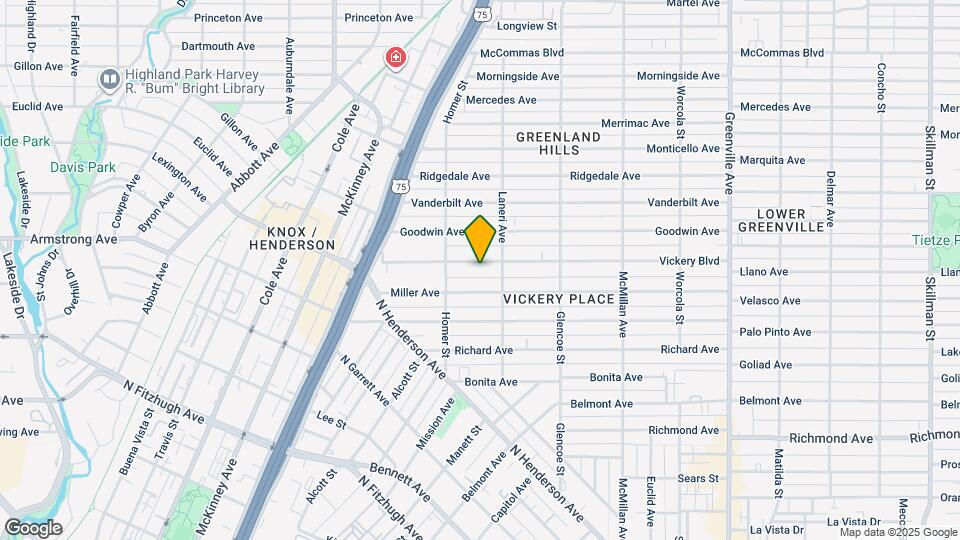 5234 Vickery Blvd Mapa y Detalles de la Ubicación