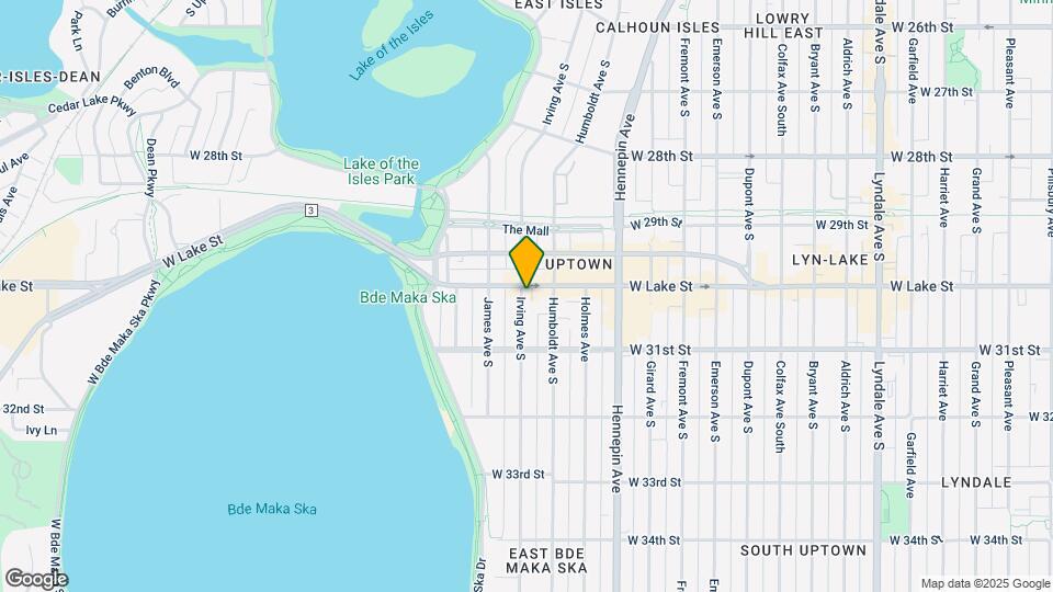 1523 W Lake St Map and Location Details