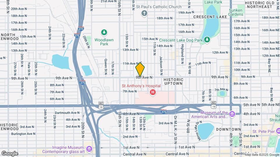 832 13th St N Map and Location Details
