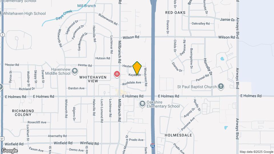 1763 Keyes Dr Mapa y Detalles de la Ubicación