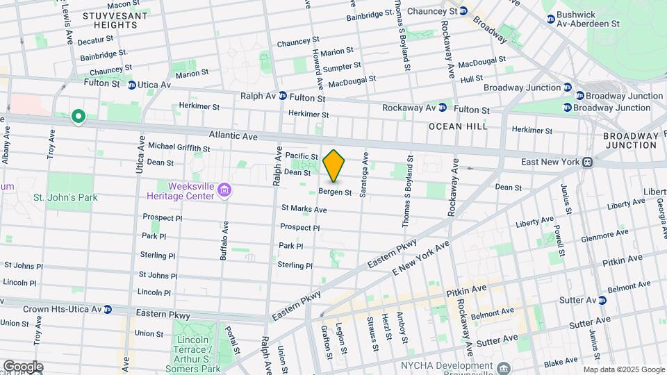 1893 Bergen St Map and Location Details