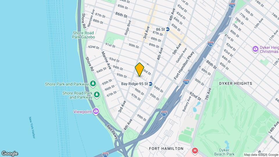 332 94th St Map and Location Details