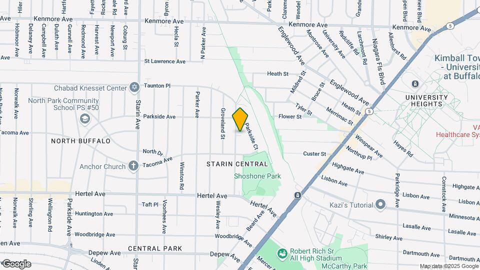 135 Shoshone St Map and Location Details