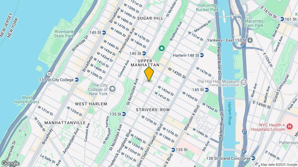 312 W 142nd St Map and Location Details