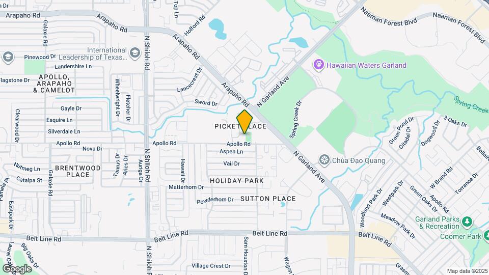 3838 Brandon Park Dr Map and Location Details