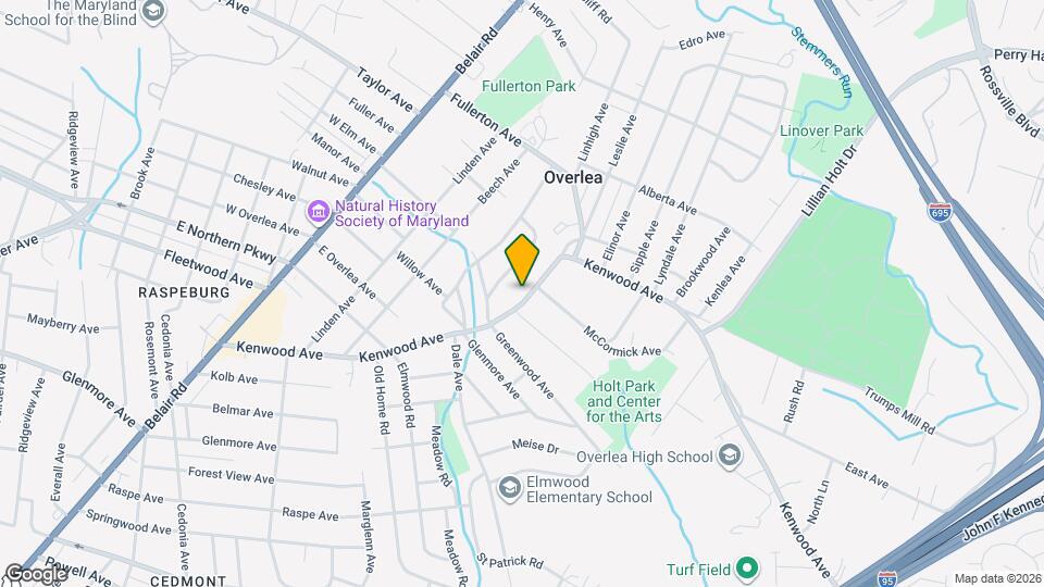 4718 Kenwood Ave Map and Location Details