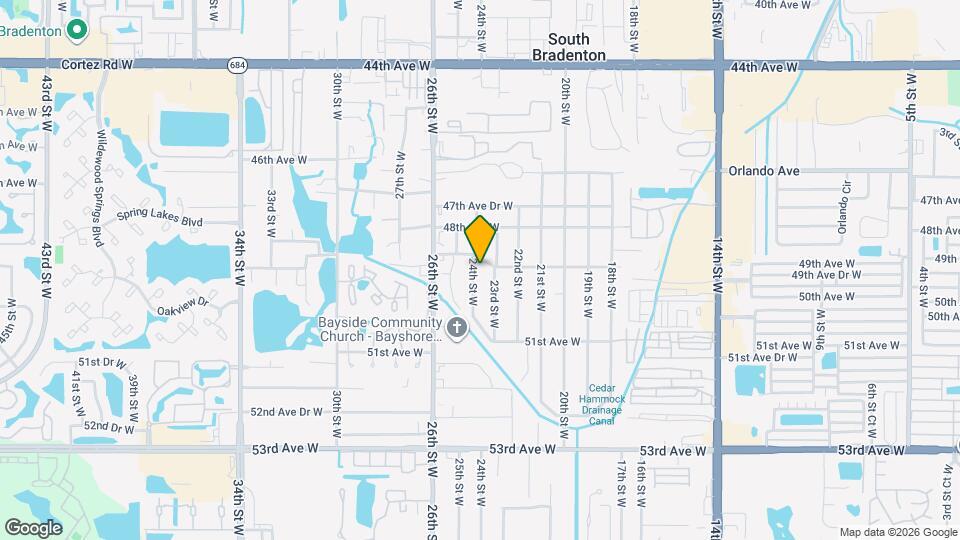 4903 24th St W Map and Location Details