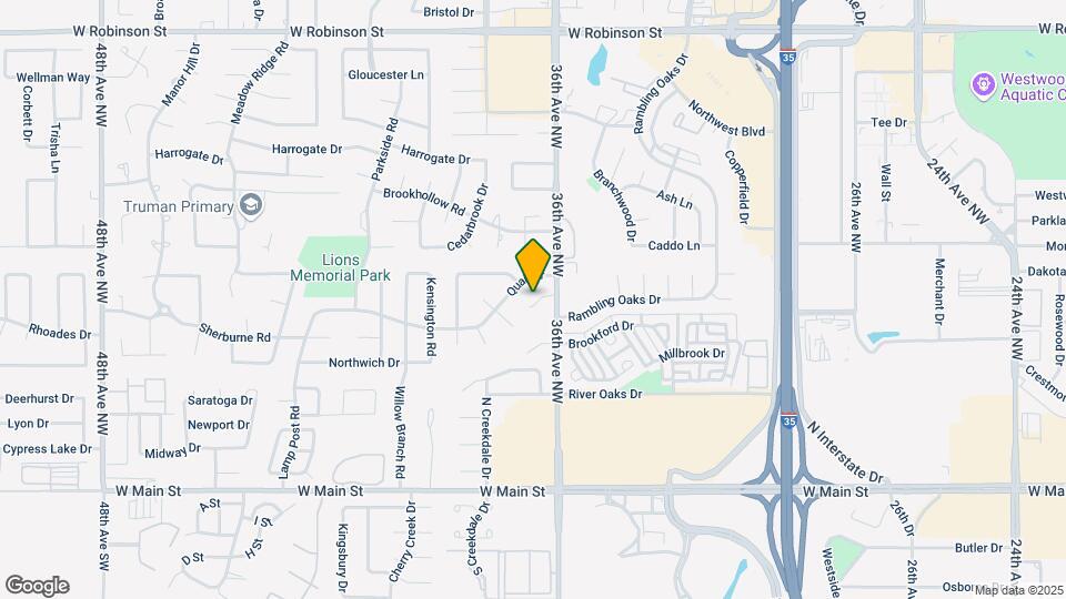 3609 Hampton Ct Map and Location Details