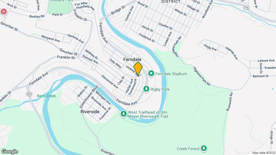 800-802 Vickroy Ave Map and Location Details