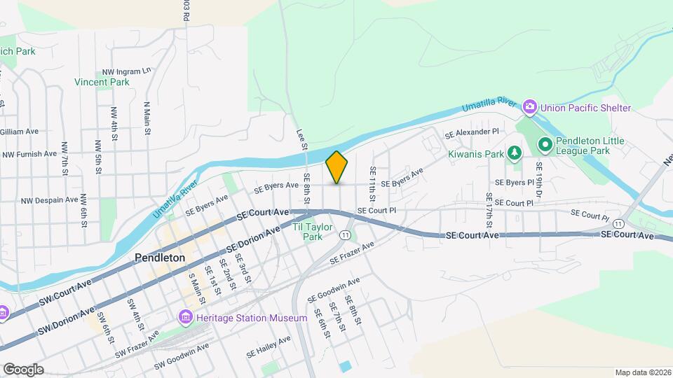 916 SE Byers Ave Map and Location Details