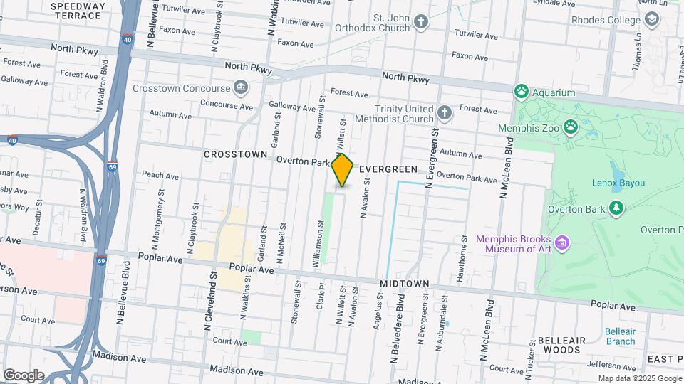 1552 Forest Ave Map and Location Details