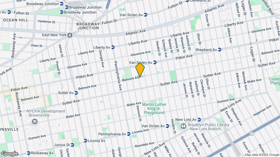 325 Wyona St Map and Location Details