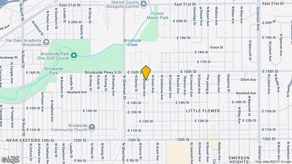 1505 N Chester Ave Map and Location Details
