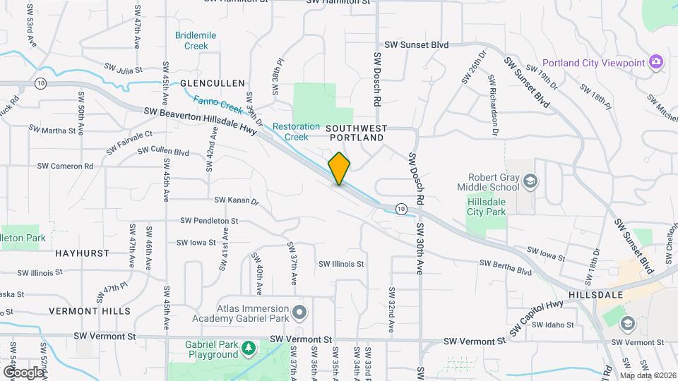 3408 SW Beaverton Hillsdale Hwy Map and Location Details