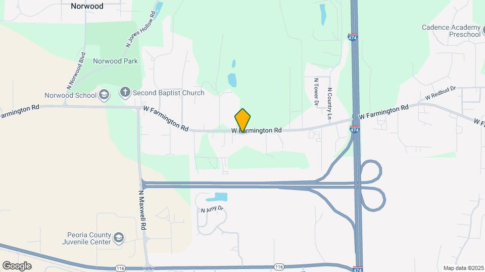 5812 W Farmington Rd Map and Location Details