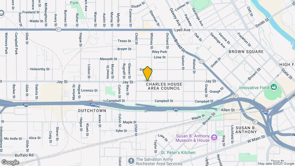 629 Jay St Map and Location Details
