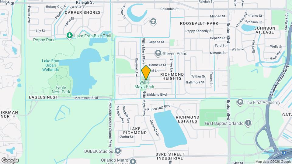 2092 Willie Mays Pkwy Map and Location Details