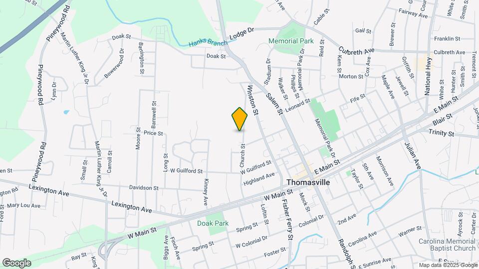 214 Church St Mapa y Detalles de la Ubicación