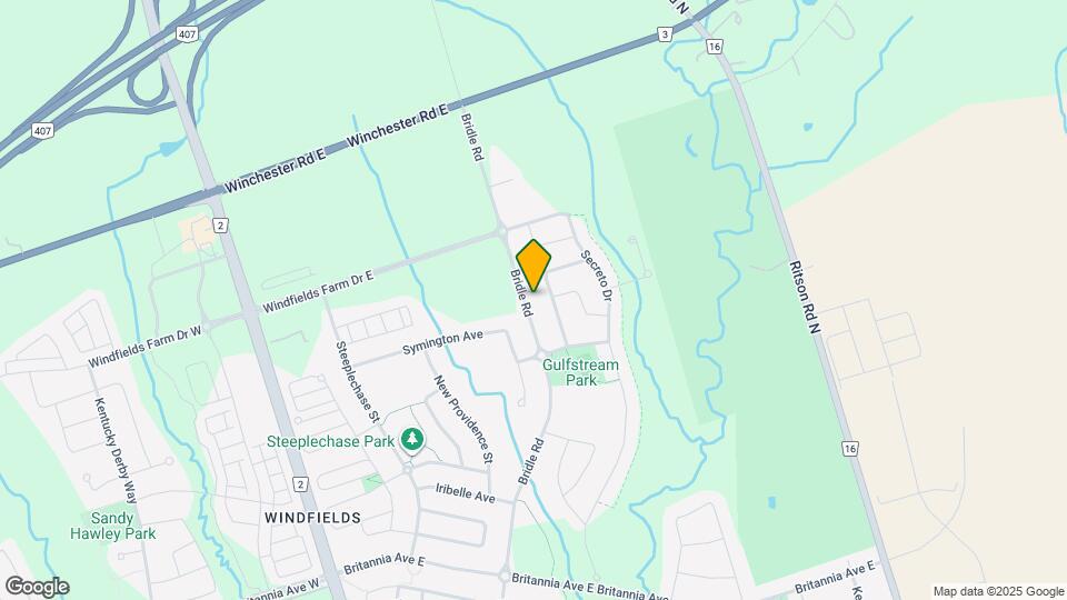 2525 Bridle Rd Map and Location Details