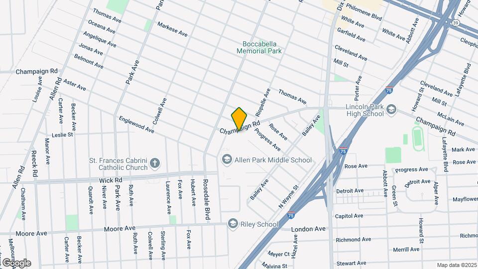 14555 Champaign Rd Map and Location Details