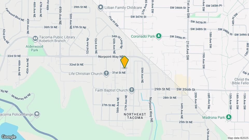 3106 57th Ave NE Map and Location Details