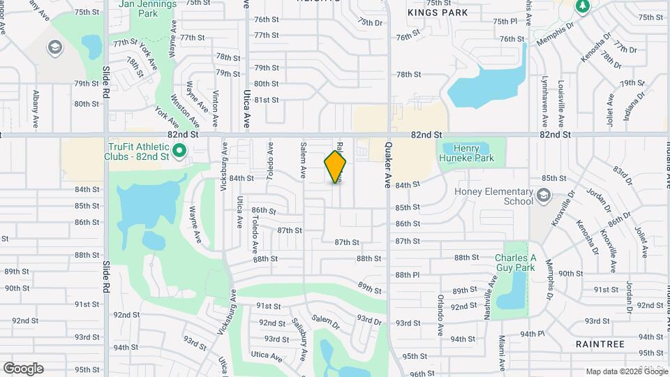 8304 Raleigh Ave Map and Location Details