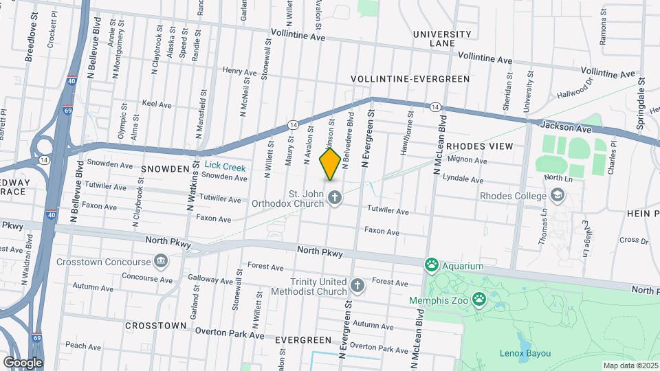 670 Dickinson St Map and Location Details