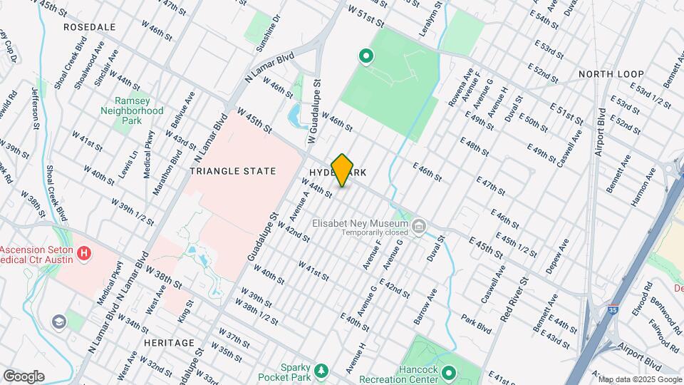 4404 Avenue C Map and Location Details