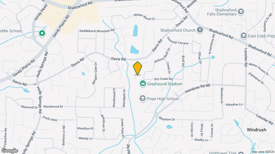 3308 Stillbrook Pass Map and Location Details