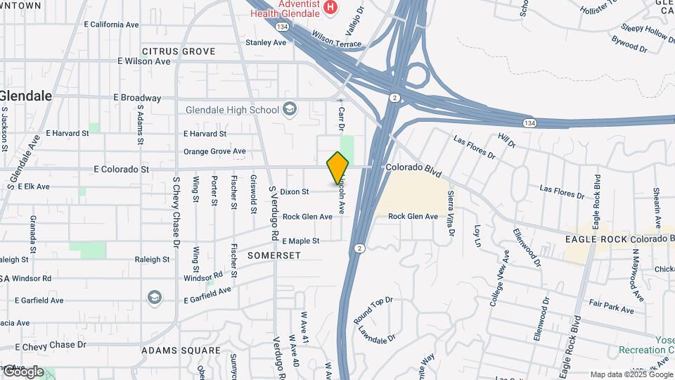 405 S Lincoln Ave Mapa y Detalles de la Ubicación