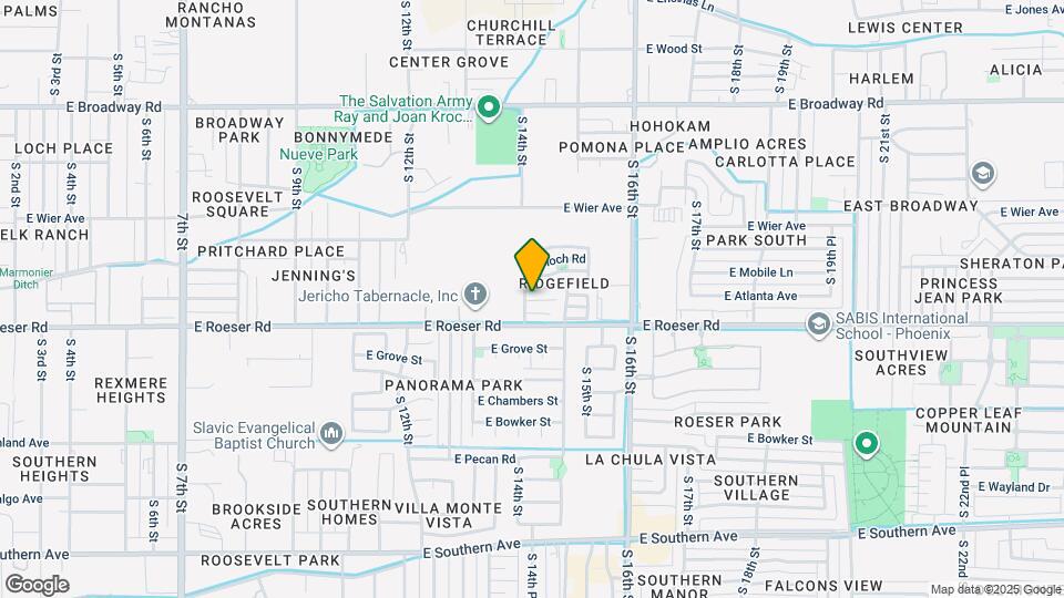1410 E Mobile Ln Map and Location Details
