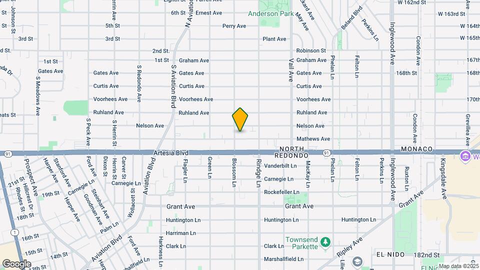 2105 Mathews Ave, Unit 02 Map and Location Details