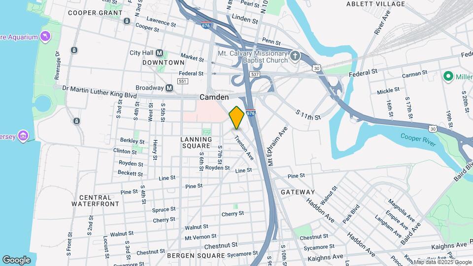 423 Trenton Ave Map and Location Details