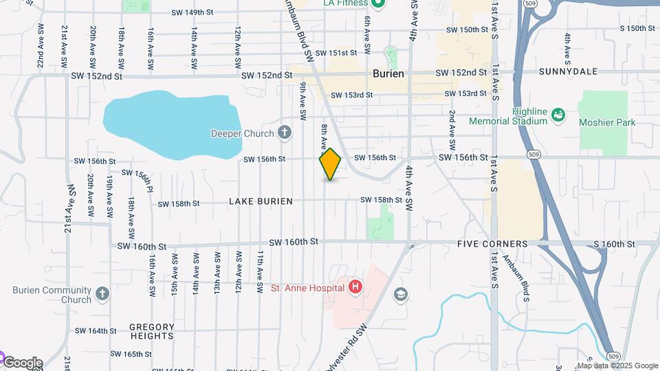 15638 8th Ave SW Mapa y Detalles de la Ubicación