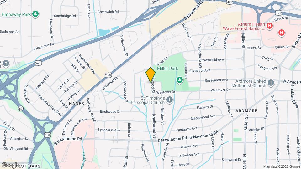 608 Knollwood St Map and Location Details