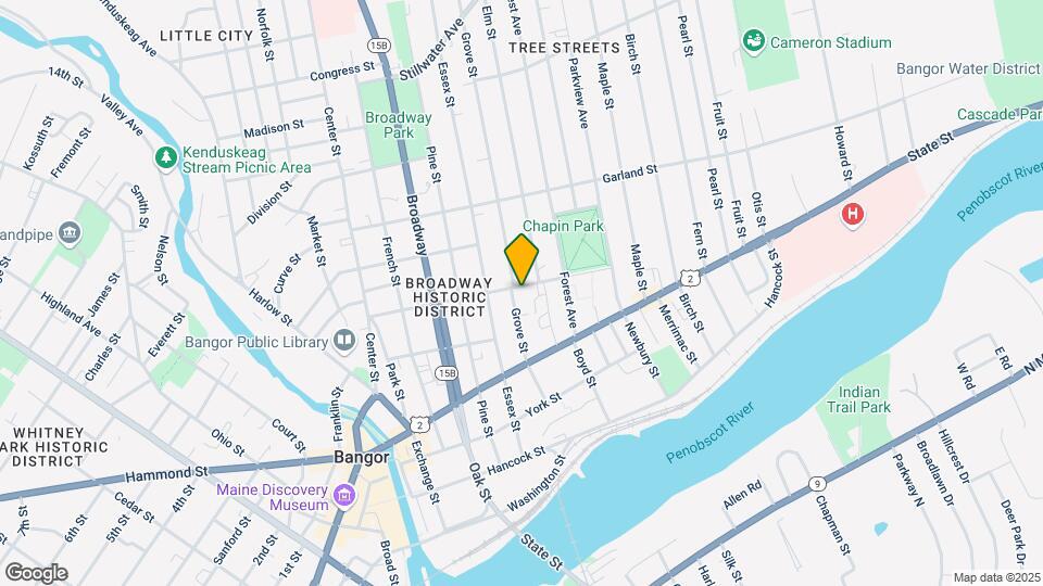 105 Somerset St, Unit Apt 2 second floor Map and Location Details